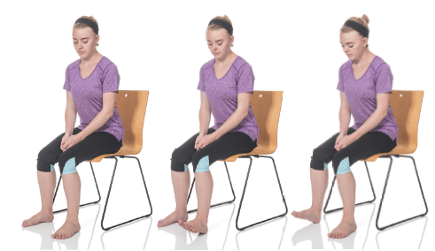 seated foot taps exercise