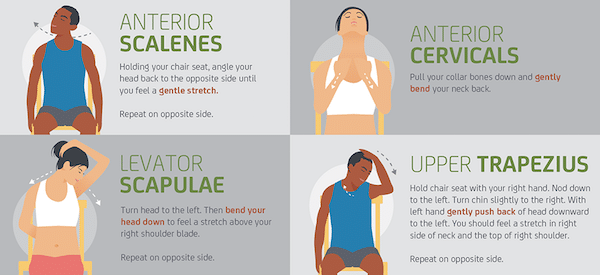 4 neck stretches to alleviate neck pain